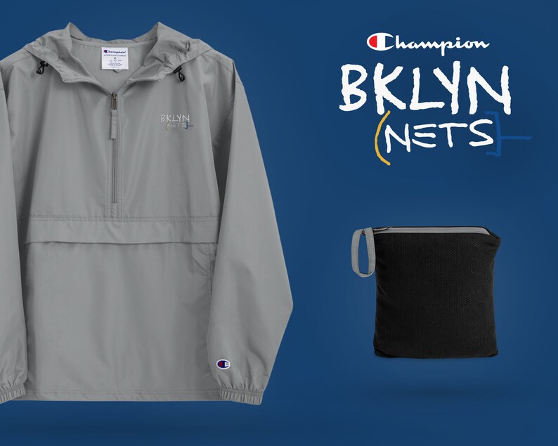 BKLYN x CHAMPION Embroidered City Edition Packable Jacket