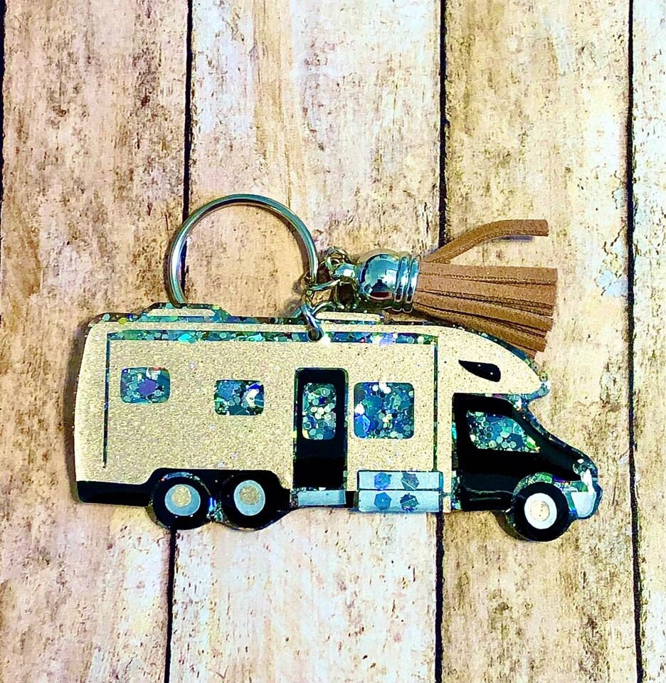 Personalized Class C Camper Keychain Etsy
