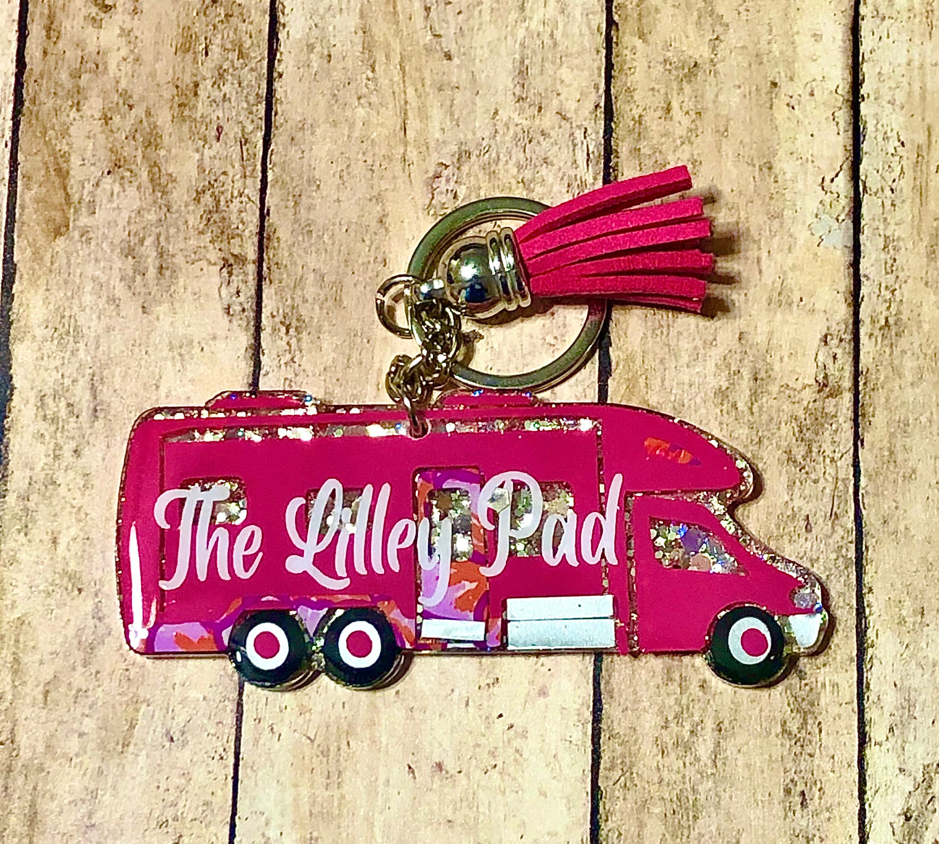 Personalized Class C Camper Keychain Etsy