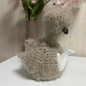 Fluffy Silkie Chicken Tea Cozy