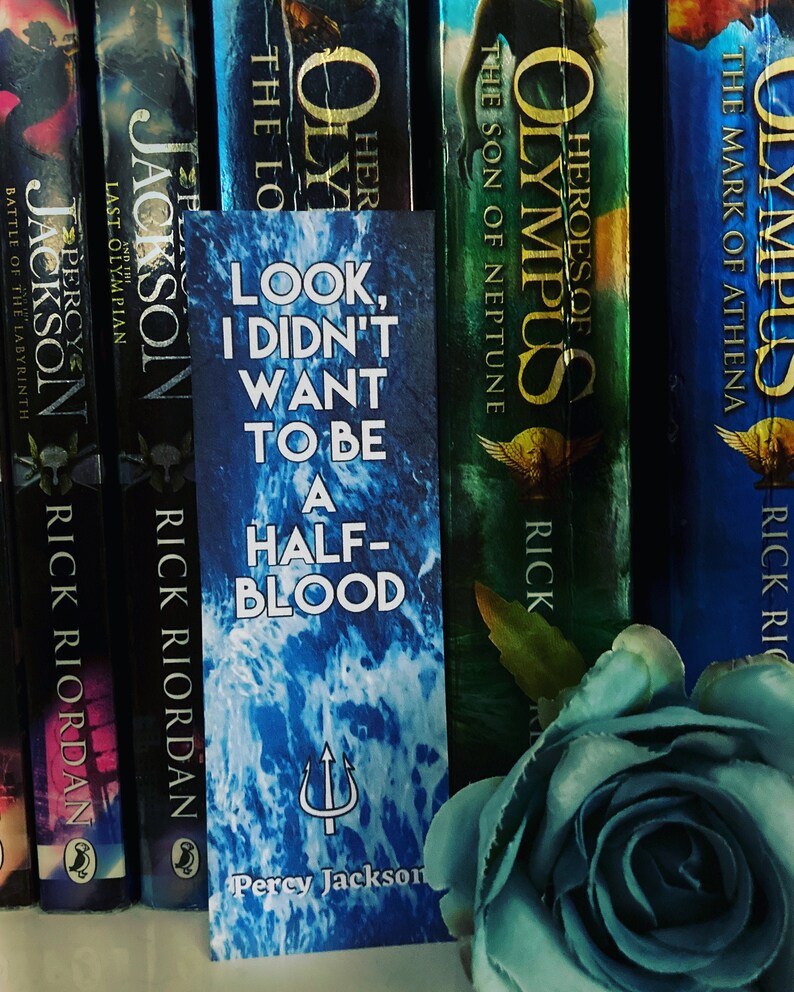 percy jackson quote bookmark pjo rick riordan heroes of etsy