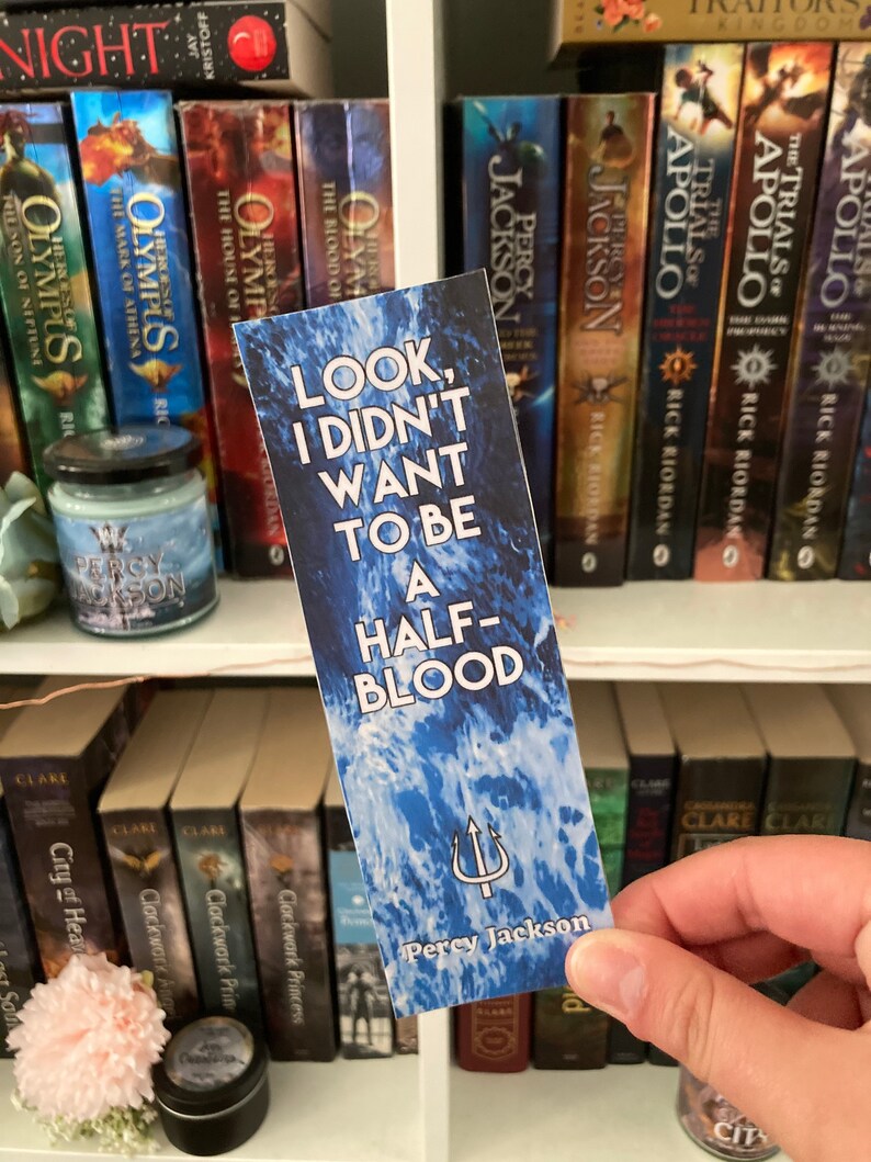 percy jackson quote bookmark pjo rick riordan heroes of etsy