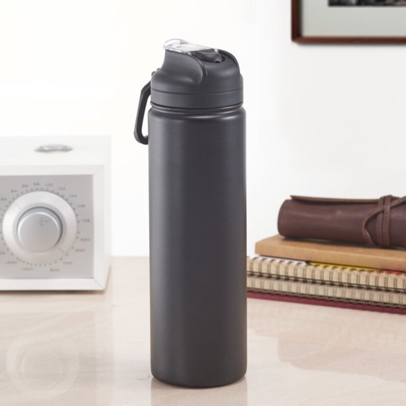 24OZ Plain Insulated Water Bottle for Kids With Flip-top Lid - Etsy