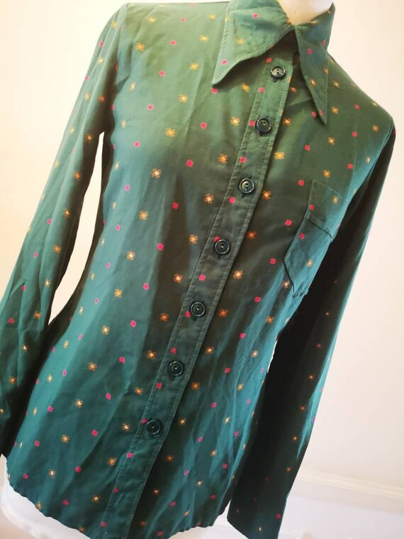 1970s vintage Dagger Collar shirt