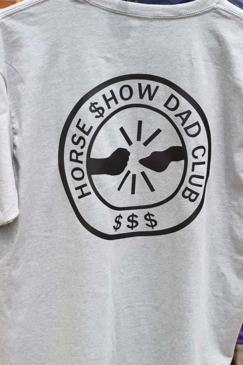 Horse Show Dad Club Shirt Exclusive LOGO Equestrian Etsy