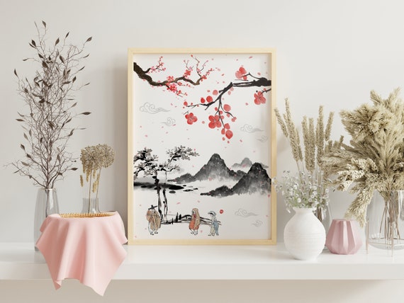 Korean Wall Decor Prints Korean Wall Art Korean Art Print Korean Art Poster Korean Art Wall Korean Home Decor K POP K drama Etsy Sweden