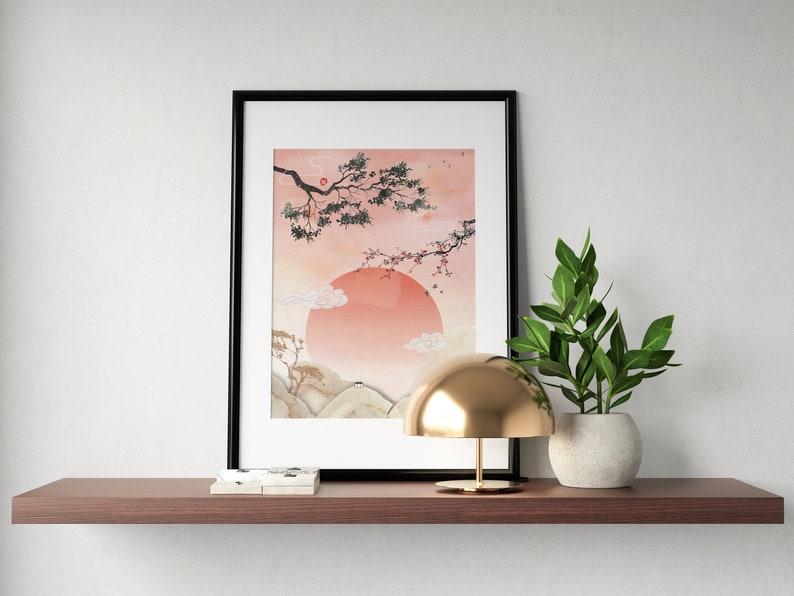 Korean Art Asian Art Asian Art Print Asian Art Poster Etsy