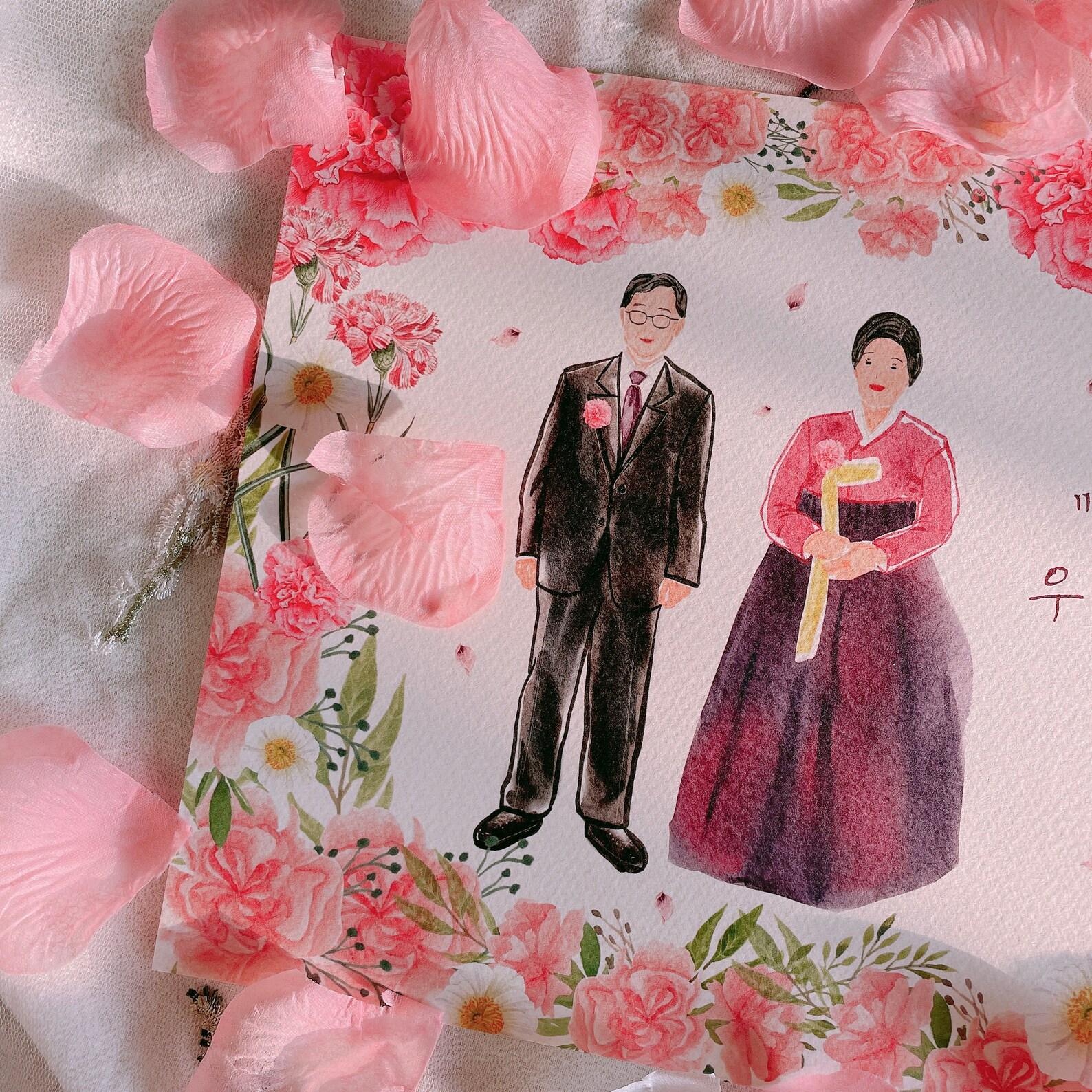 Mother's Day Card Printable Korean Mother's Day Etsy