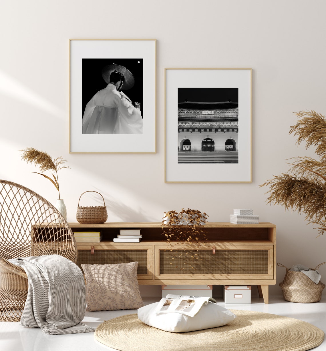 Korea Photography Korean Art Print Korea Black & White Etsy