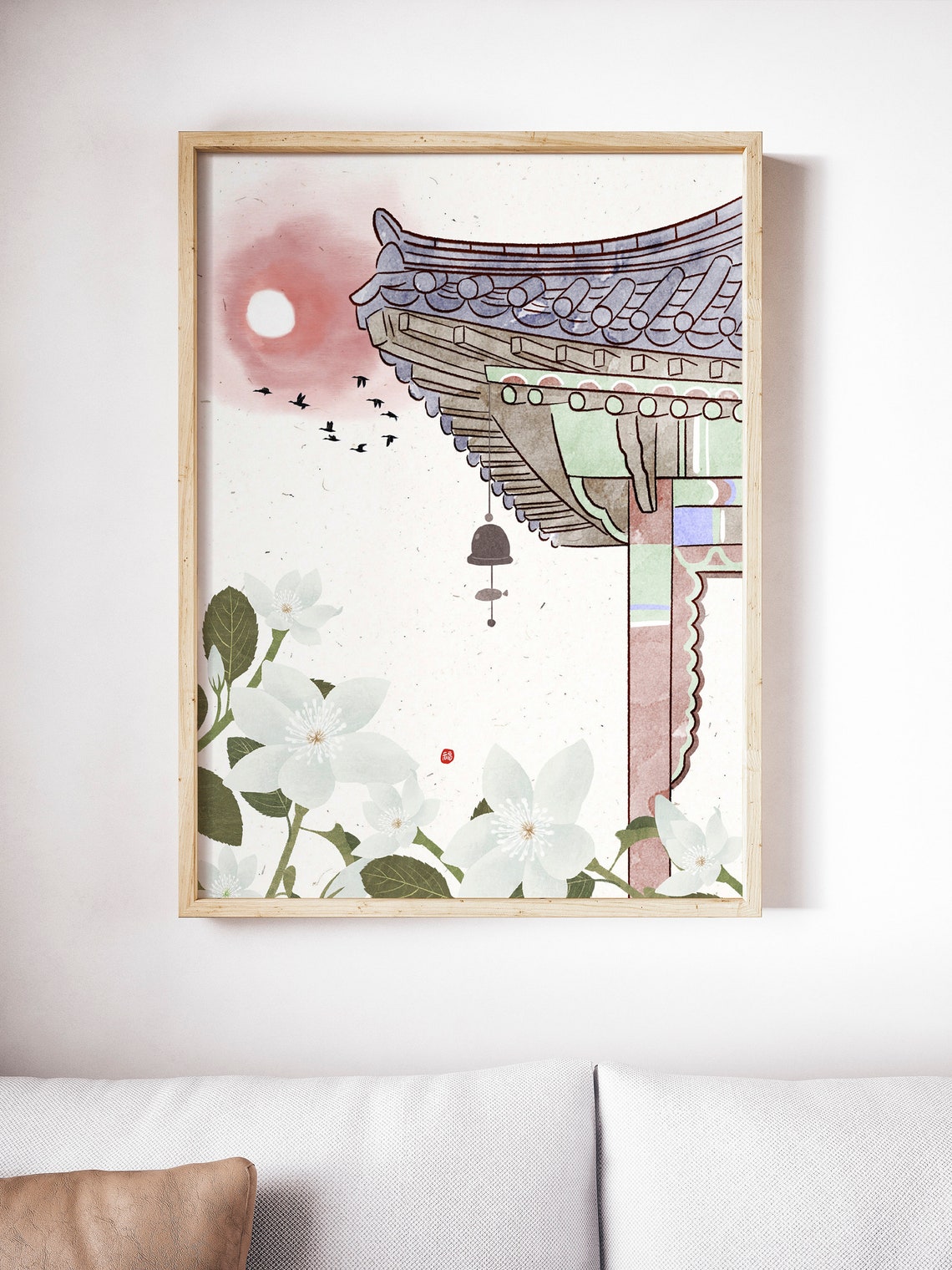 Korean Wall Art Korean Art Print Korean Art Poster Korean Etsy