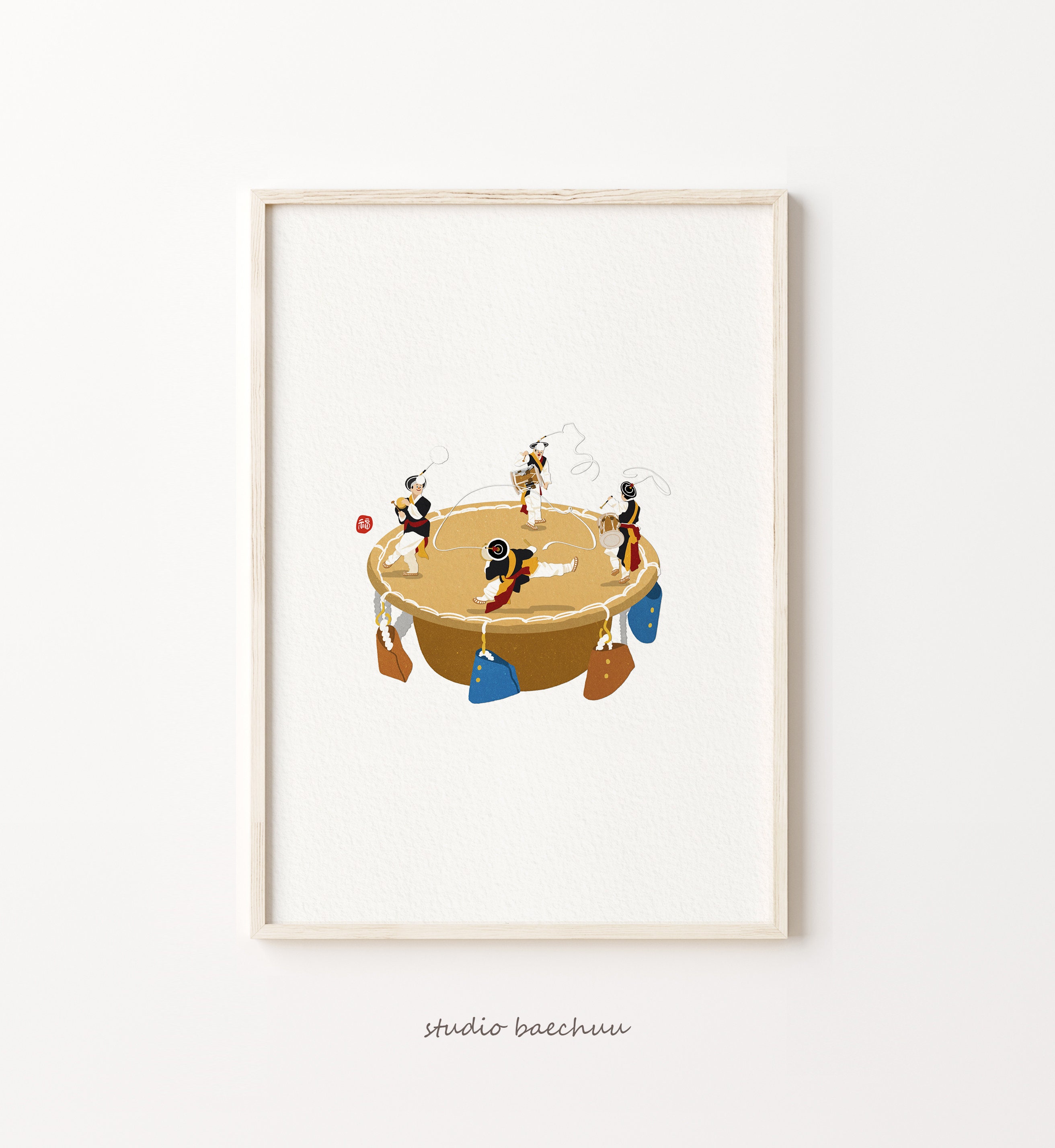 korean stationery Korean wall decor Korean home decor Korean art poster