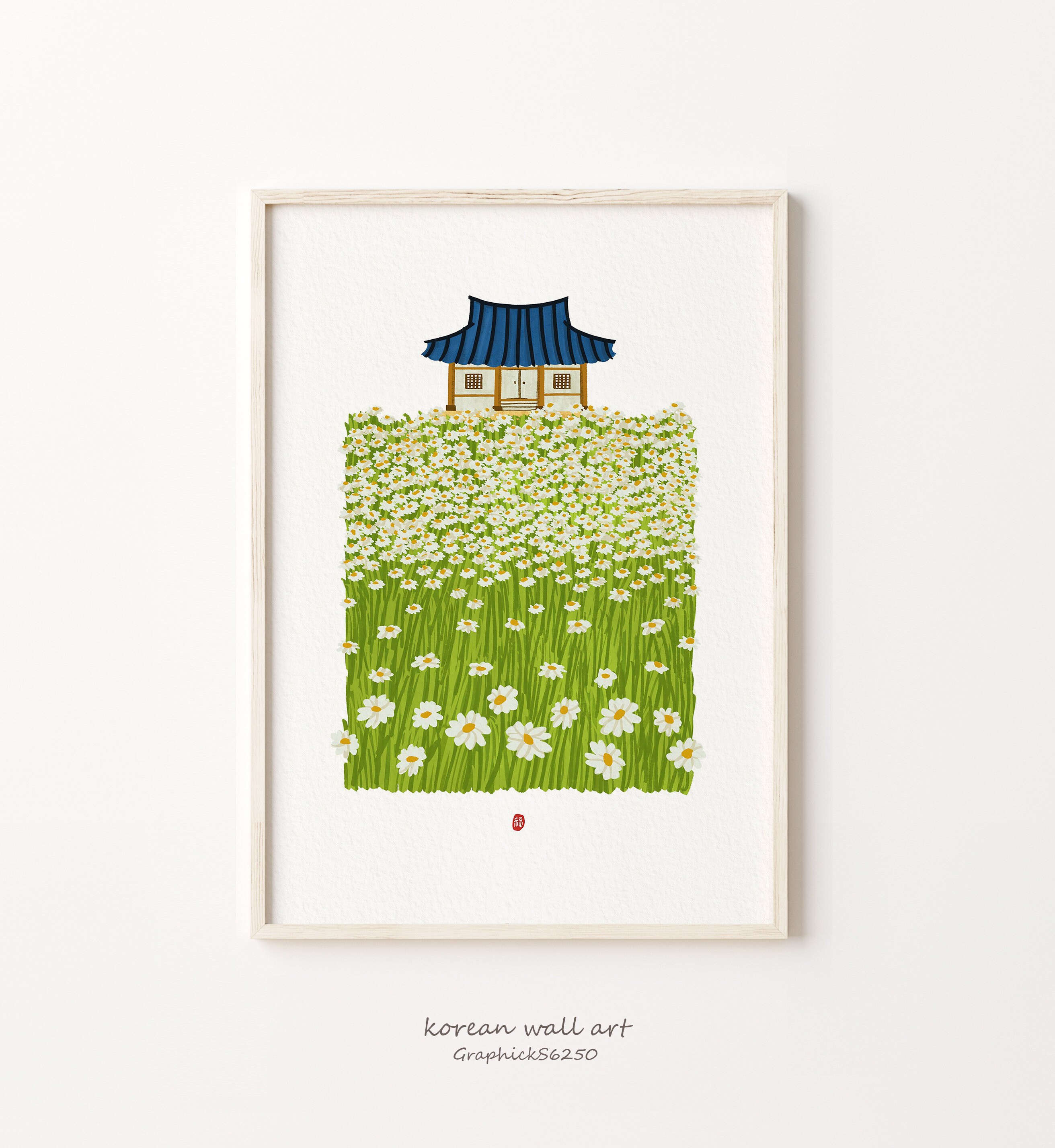 Korean Wall Art Korean Art Print Korean Art Poster Korean Etsy UK