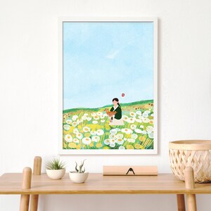 Korean Wall Decor Prints Korean Wall Art Korean Art Print - Etsy