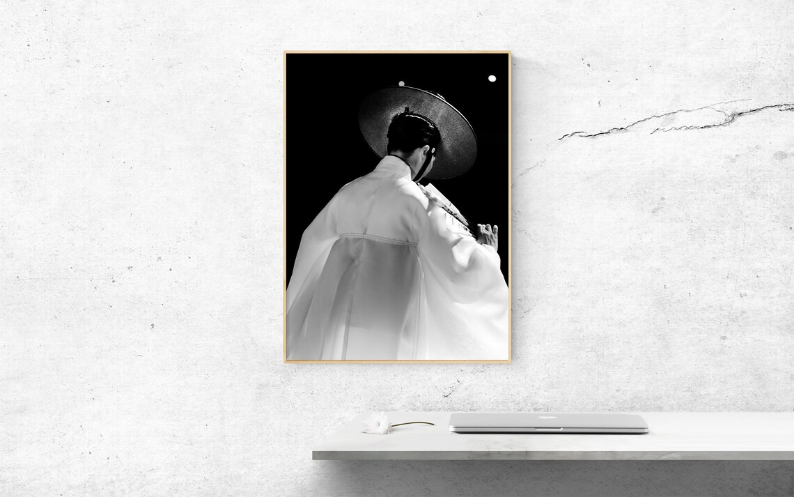 Korea Photography Korean Art Print Korea Black & White Etsy