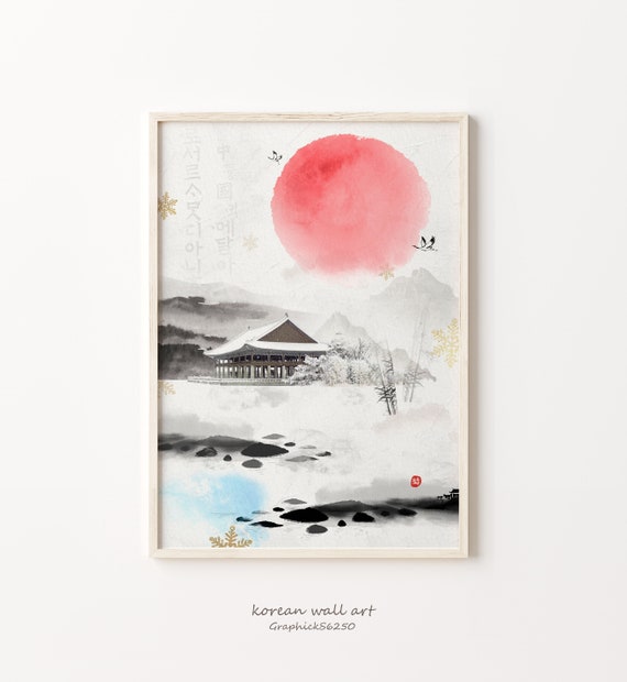 Korean Wall Decor Prints, Korean Wall Art, Korean Art Print, Korean Art  Poster, Korean Art Wall, Korean Home Decor, K-POP, K-drama 