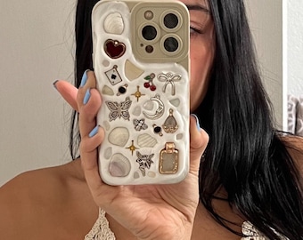 Handcrafted Cherry Coquette Collection Memor Inspired Custom Phone Case