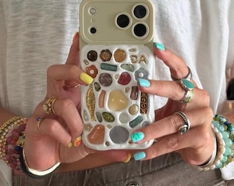 Handcrafted Maximalist Daydream Collection  Inspired Phone Case
