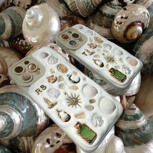 Custom Phone Case Handcrafted & Personalized Memor Inspired Shell Phone Case image 2