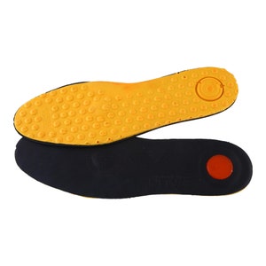 106 Premium Leather Gel Heel Support Insoles – Comfort Foot Cushion Pads for Everyday Shoes, Pain Relief Orthopedic Shoe Inserts