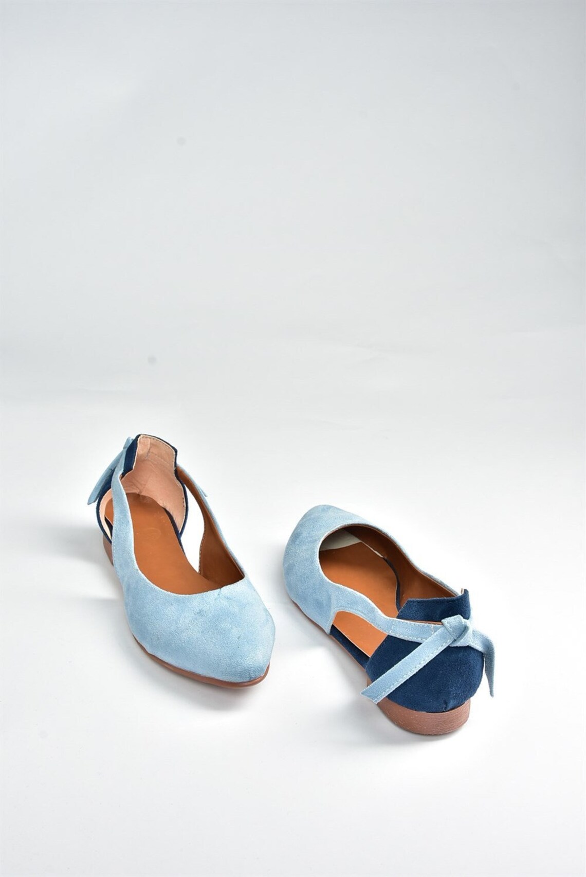 navy blue flat womens shoes