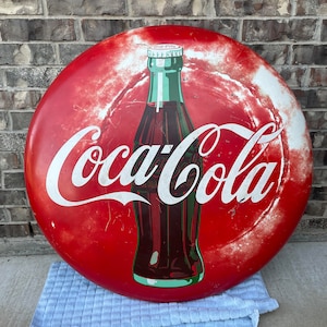 Coca-Cola Button 36 Inch Original 1953