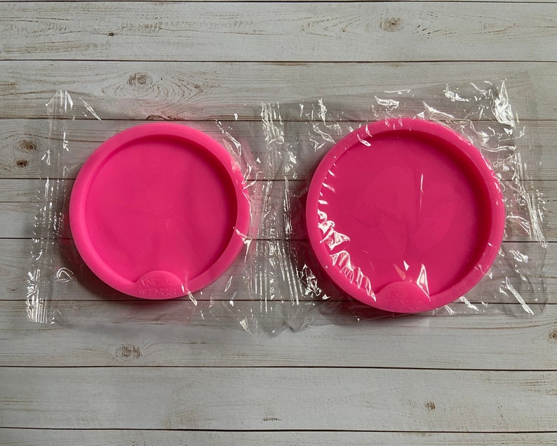 CAR COASTER Pink Silicone Coasters Resin Epoxy Mold Small & Etsy