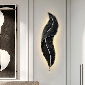 Quality Wall Lamp, Light Fixtures, Modern Led Wall Lamp, Elegant Wall Scone Black and Gray