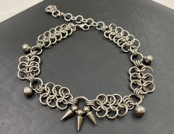 Bells 'n' Spikes Choker (all stainless steel)