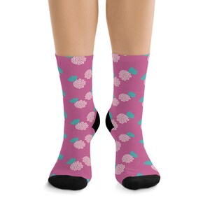 Magenta Hoya Socks