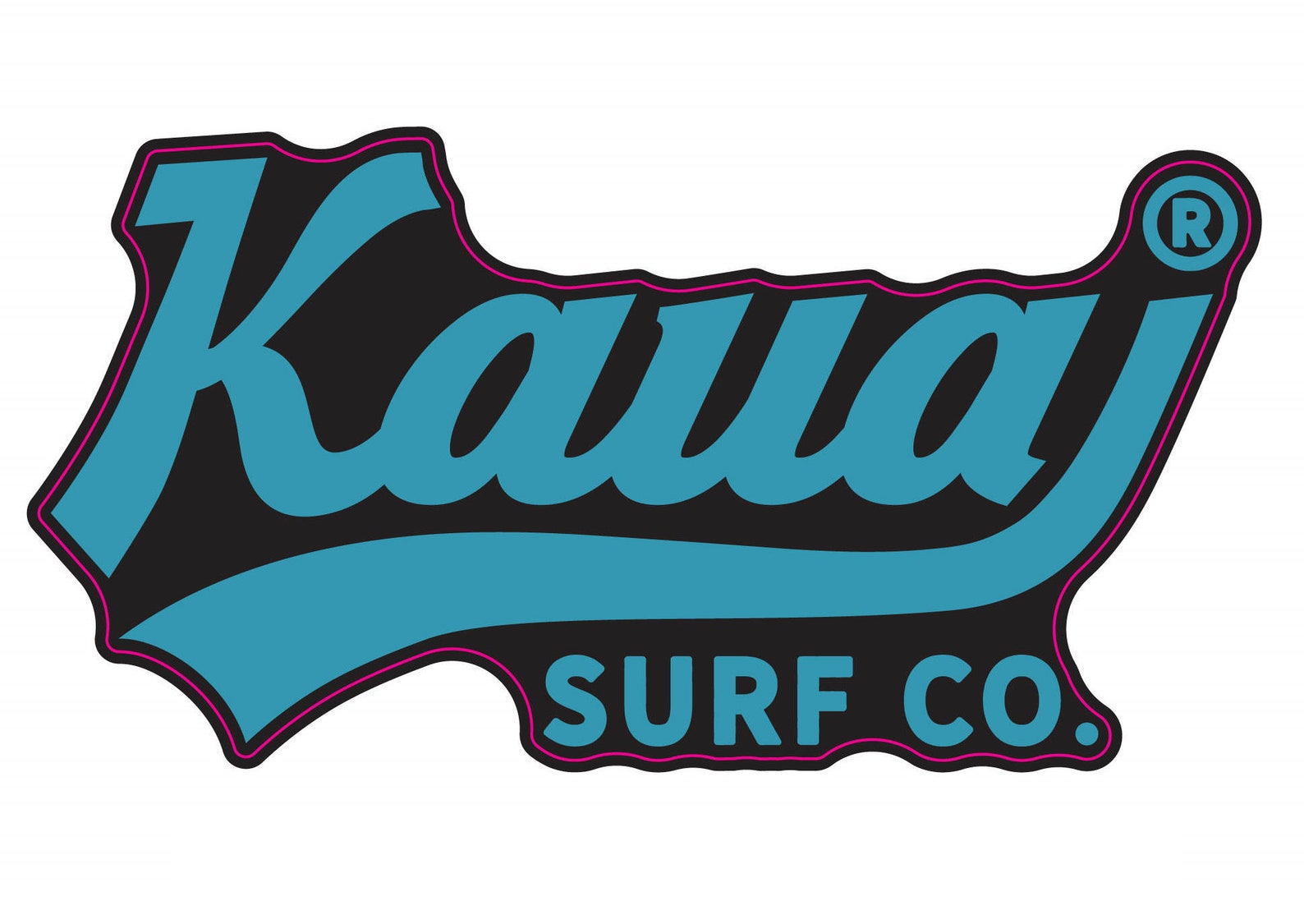 Kauai Sticker Kauai Surf Co. Sticker Etsy