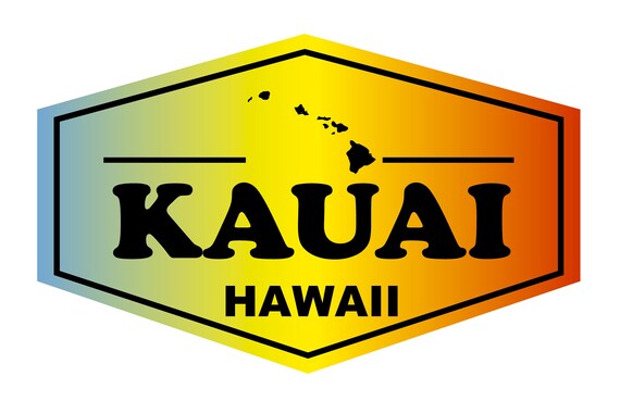 Kauai Colors Sticker - Etsy