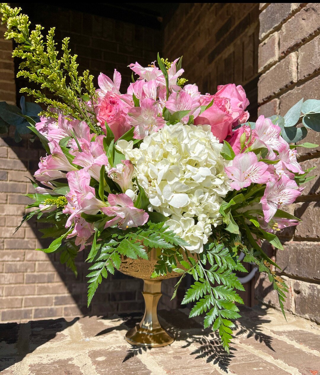 Gold Wedding Centerpieces Pedestal Vase Gold Compote Vases Wedding Vase