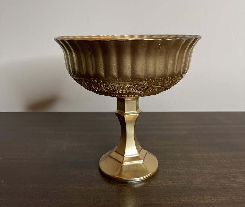 Gold Wedding Centerpieces Pedestal Vase Gold Compote Vases Etsy