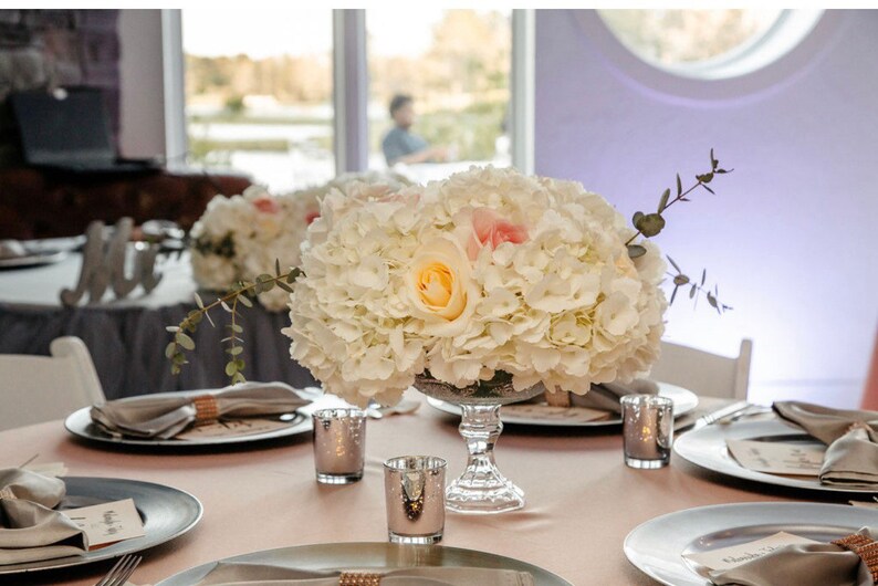 Glass Wedding Centerpieces Pedestal Vase Compote Vases Etsy