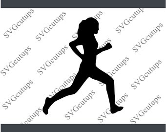 Download Runner Girl Svg Etsy