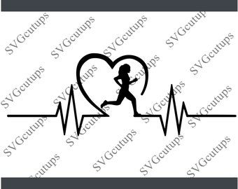 Download Running Girl Svg Etsy