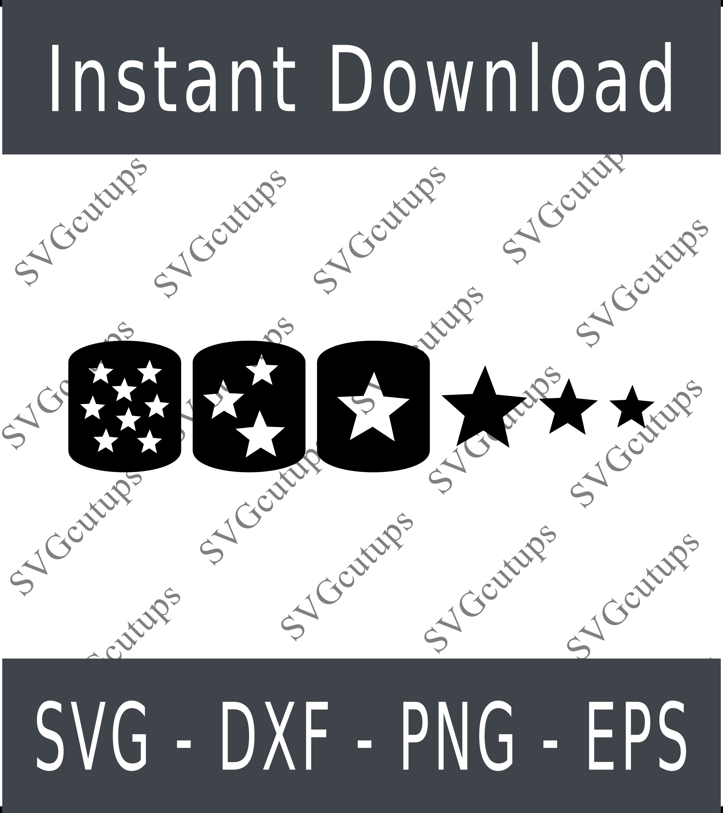 Nail Art SVG File Star Nail Stencils and Stickers Nail - Etsy