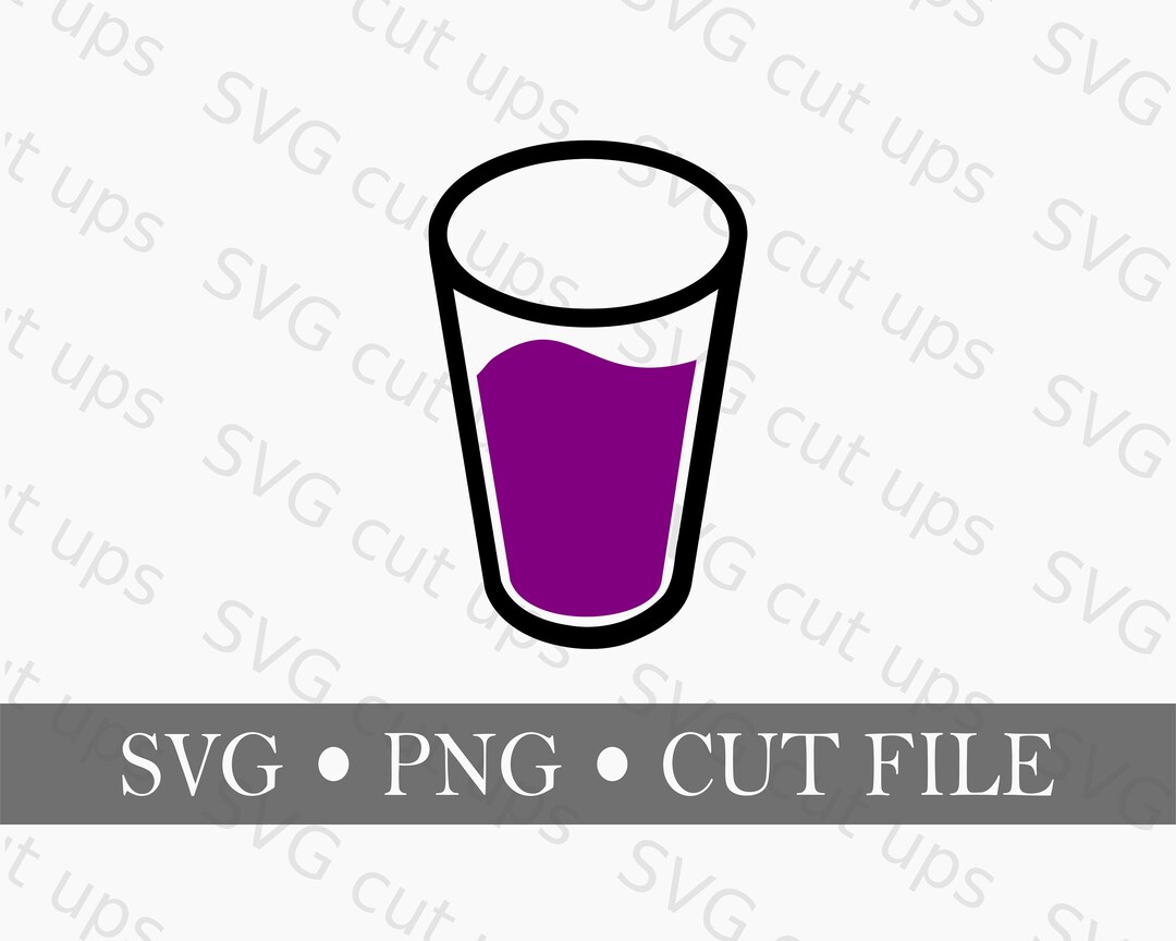 Drinking Glass SVG PNG Cut File for Cricut - Etsy