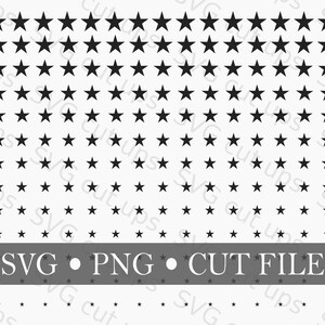 Small Star Gradient, Halftone Pattern, SVG and PNG files