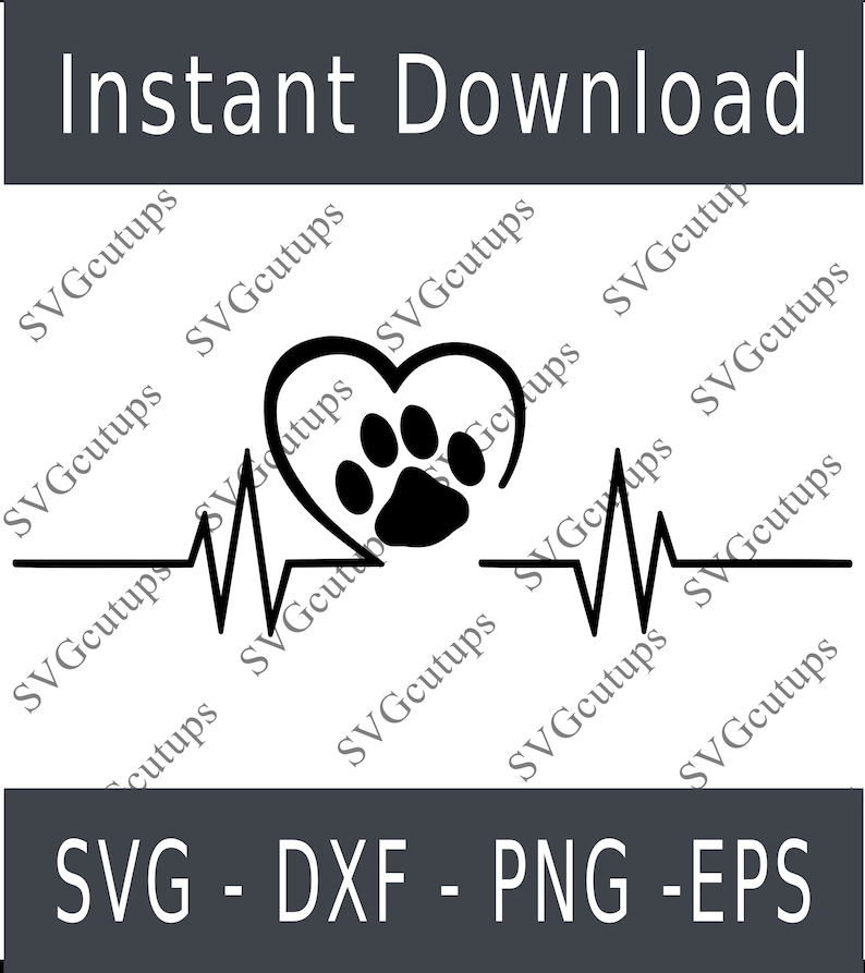 Download Heart Dog Paw Cut File Dog Paw Cut File Dog Lover Svg Paw Print Svg Paw Heartbeat Svg Cut File Dog Love Svg Dog Paw Svg Clip Art Art Collectibles Vadel Com