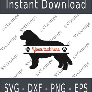 Berner Sennenhund Schneidedatei, Berner Sennenhund Schnittdatei, Berner Sennenhund Silhouette, Dxf Datei, geteiltes Monogramm