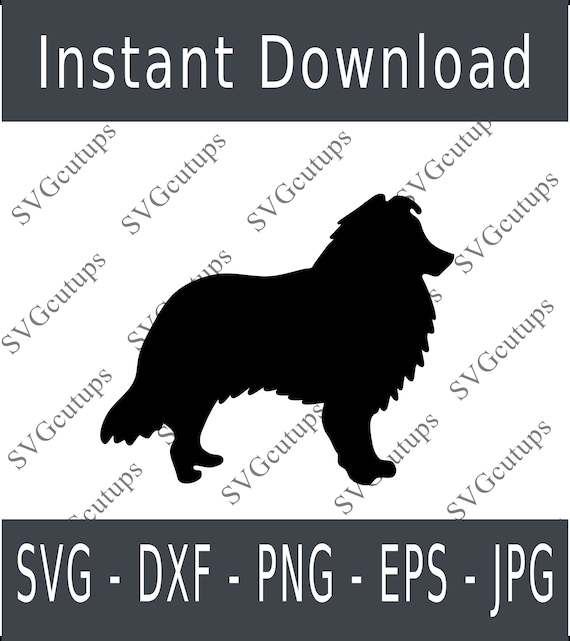 シェットランド シープドッグ Svg、シェルティ シルエット、シェルティ