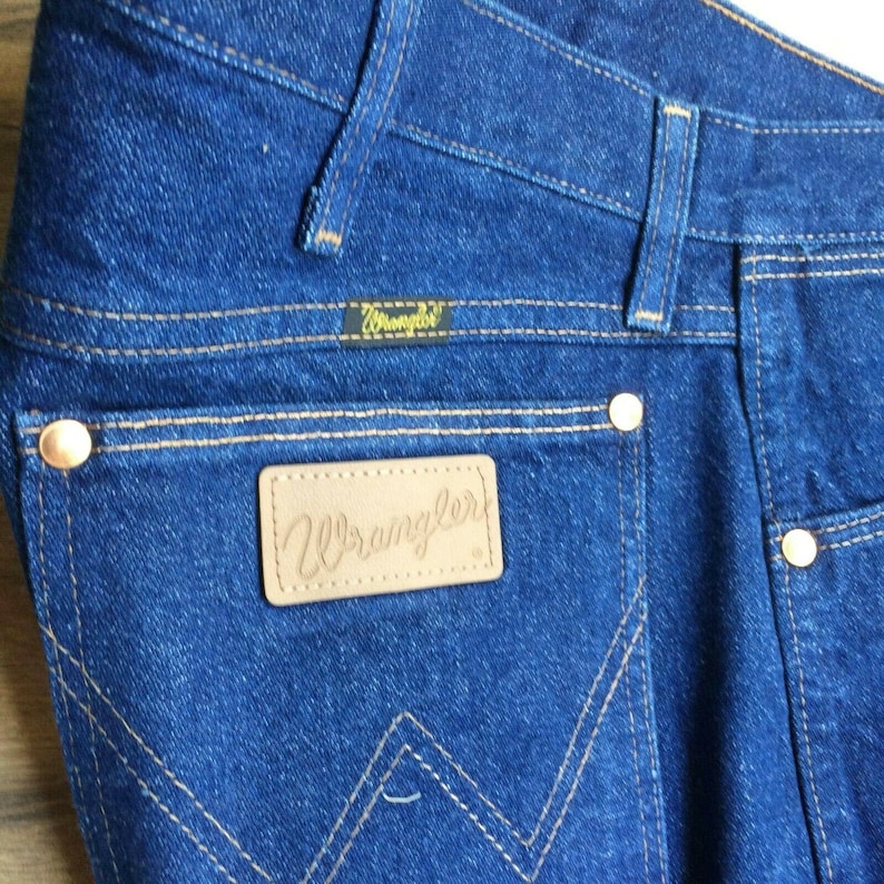 Wrangler Mens 13Mwz Original Fit Cowboy Cut Jeans Dark Denim 38 X 33