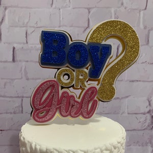 Caketopper &quot;DIGITAL&quot; Boy or Girl SVG Cutting Template