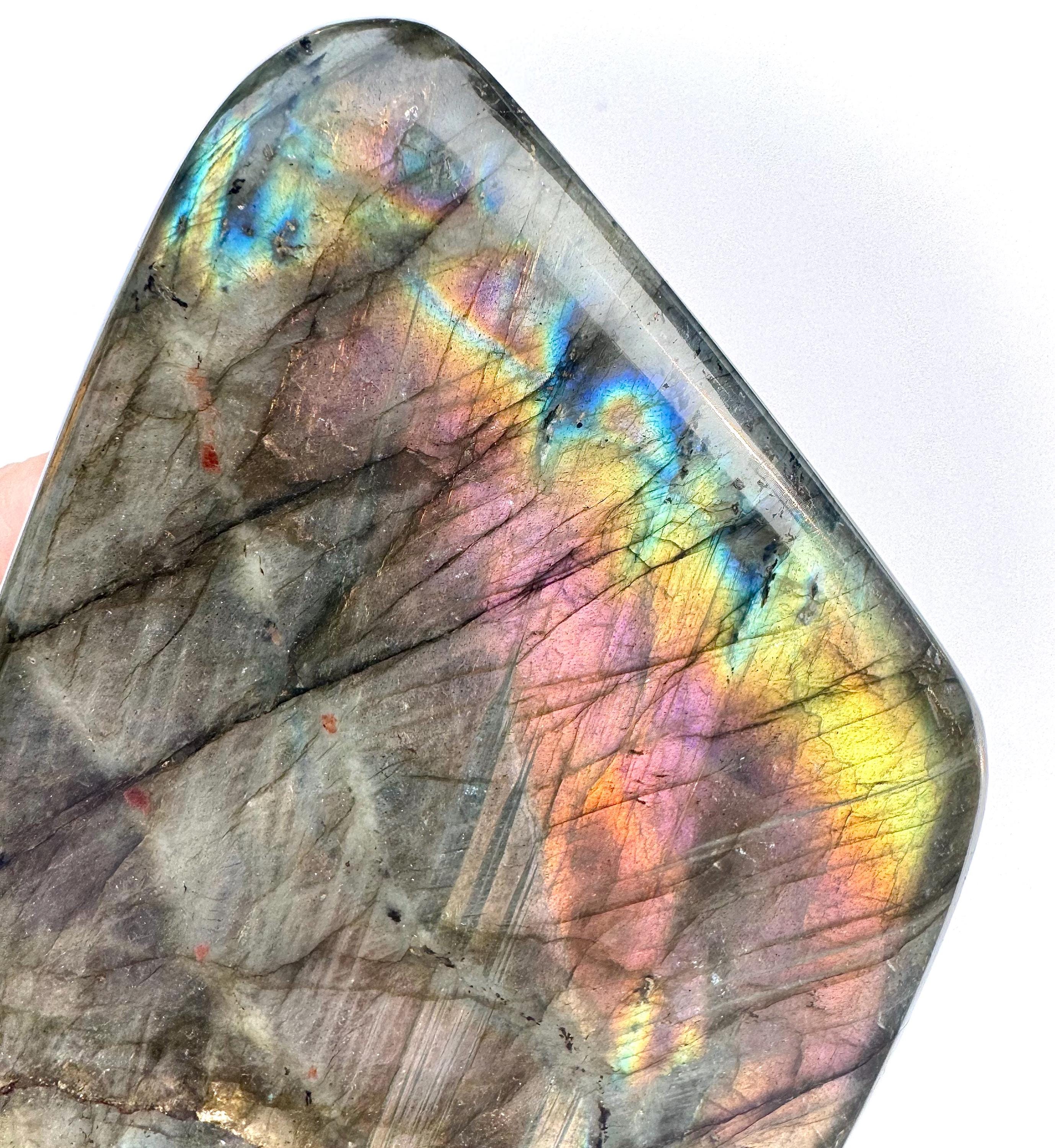 ピンクラブラドライト 自立型ラブラドライト ピンクラブラドライト