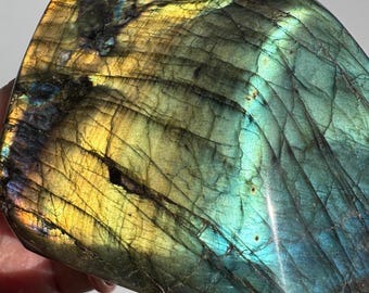 EXTRA FLASH LABRADORITE Self Standing Labradorite Yellow Labradorite Multicolore Labradorite Crystal Specimen Labradorite Tower