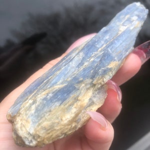 HIGH QUALITY Blue Kyanite Raw Blue Kyanite Brazil Kyanite Wand Crystal Raw Kyanite Crystal Specimen Kyanite Blue Crystal Blue Stone Brazil