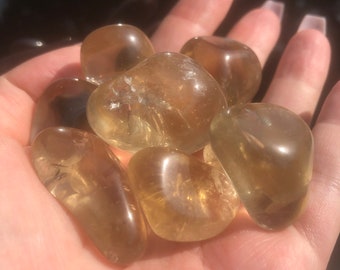 Cristal de citrino genuino de ALTA CALIDAD, citrino natural, piedra pulida, citrino real, citrino pulido sin calentar, citrino brasileño pulido