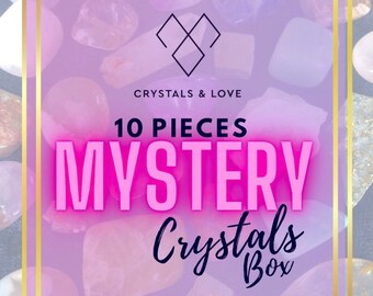 Mystery Crystals Box, Mystery Metaphysical Crystals, Intuitively Choosen Natural Genuine Gem Crystal Stone