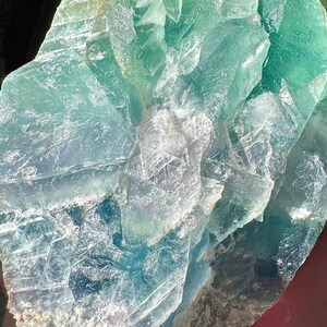 DURANGO FLUORITE Large Fluorite Crystal Statement Piece Fluorite Mexico Fluorite Free Form Fluorite White Purple Blue Fluorite Raw Crystal image 5